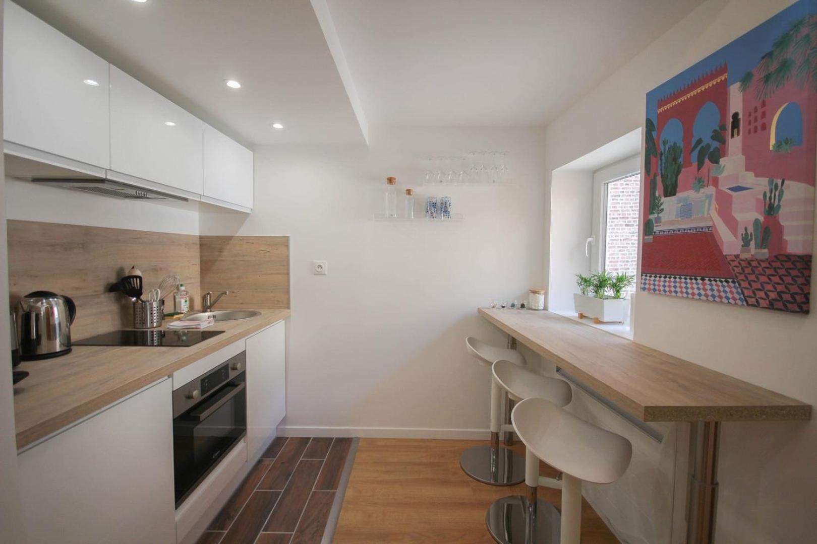 Bright, Fully-Equipped Apartment In Central Lille Exterior foto